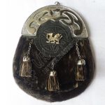 Welsh Dragon Seal Skin Full Dress Kilt Sporran