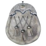 Antique Shamrock Seal Skin Sporran