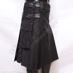 Men Nation TKN Black Heavy Duty Utility Kilt