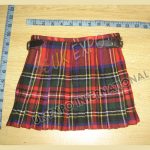 Modern Black Stewart Baby Kilt