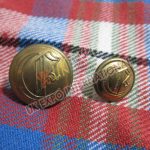 Moon R Brass Botton