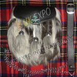 Multi Color Hair Fur Semi Dress Shamrock Sporran