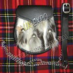 Multi Color Fur Semi Dress Sporran