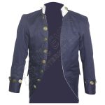 Napoleonic Era Dark Blue Heavy Cotton Naval Lieutenants Frock