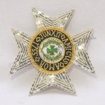 NELSON ORDER OF ST  JOACHIM Junxit Amicus Amor 1755 Hand Embroidery Badge