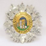 NELSON ORDER OF ST FERDINAND MERITO Hand Embroidery Badge