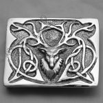 Pewter Stag buckle