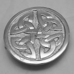 New Celtic Coin Style Brooch