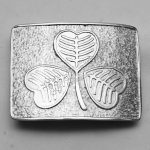 New Quality Shamrock Buckle Mega Finish
