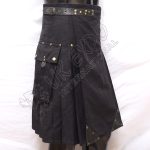 New Style Black Standard Utility Kilt