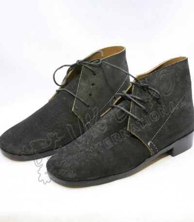 Civil War Brogan Black Shoes