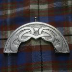 Knotwork Chrome 3D Cantle Sporran