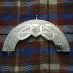 Knotwork Chrome Steel Sporran Cantle