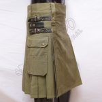 Heavy Duty Olive Color Utility Kilt