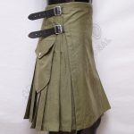 Scottish Modern Olive Kilt