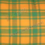 Green Line on Yellow Shade Tartan