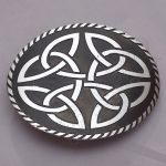Celtic Oval Knot Kilt Buckle