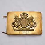 Brass Polish Traditional Blende Pin Adjustable Belt Buckle