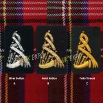 Pipe Major Insignia Gold and Silver bullion and thread