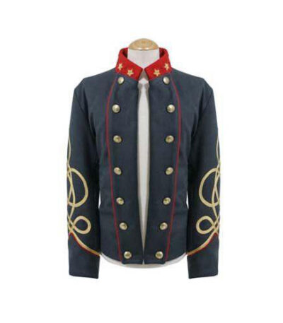 Piped Officers Double Breasted Shell Jacket