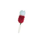 White And Maroon Plumes Hackle