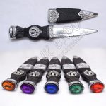 Polished Sgin Dubh With Thistle Chrome Finish