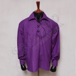 Men's Purple Scottish Jacobite Ghillie Shirt