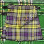 Culloden District Gold Tartan Kilt