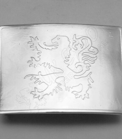 Rampart Lion Buckle Chrome Finish