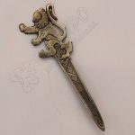 Rampart Lion Celtic Sword Kilt Pin