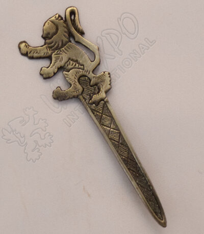 Rampart Lion Celtic Sword Kilt Pin