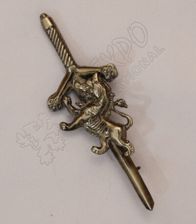 Rampart Lion Scottish Sword Kilt Pin
