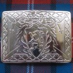 Rampart Lion With Shield And Swords Buckle