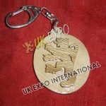 Rampart Lion Wooden Key Chain
