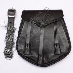 Stitched Cowhide Leather Smart Sporran