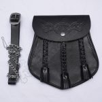 Cowhide Leather Celtic Embossed Sporran