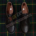 Real Leather Upper Shoes With PVC Rubber Sole