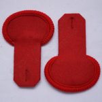 Red Unfinished Shoulder/Epaulette