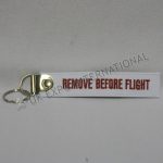 Remove Before Flight Tag Key Chain
