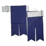 Royal Blue Garter Flashes With Adjustable Buckle