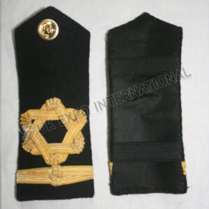 ROYAL NAVY SHOULDER BOARDS 1 strips  Gold Wire Braid