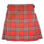 Royal Stewart Tartan Straight Pleats Kilt