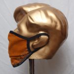 Saffron Gold Tartan Scottish Style Mask