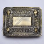 Scottish Celtic Design Bronze Buckle
