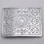 Scottish Celtic Design Chrome Buckle