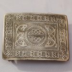 Scottish Celtic Design Shiny Antique Buckle