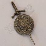 Scottish Celtic Design Shiny Kilt Pin