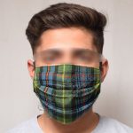 Scottish Flower of Scotland Pleat Mask