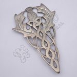 Scottish Flower Premium Celtic Kilt Pin