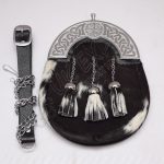Chrome Celtic Goat Skin Tassel Sporran
